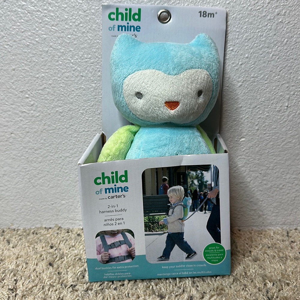 Carter's Child of Mine 2-in-1 Harness Plush Tag Along Buddy *NEW*